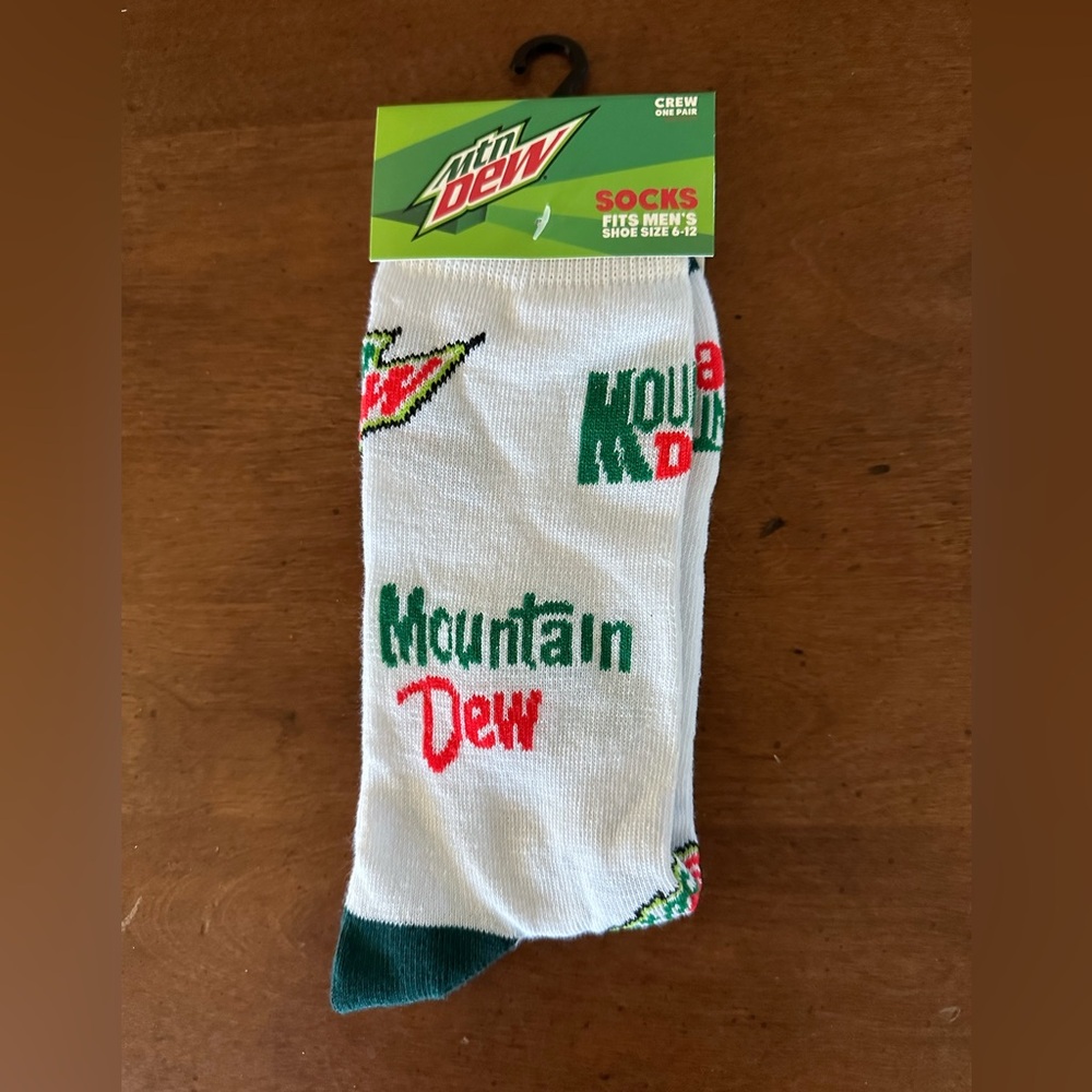 🌵3/$15 Mtn Dew crew socks ( see description)